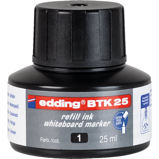 edding Nachfülltinte Marker BTK 25 Flasche schwarz 25ml