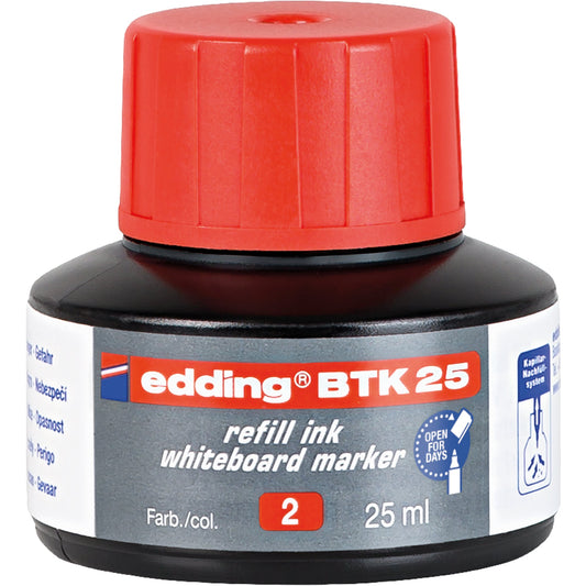 edding Nachfülltinte Marker BTK 25 Flasche rot 25ml