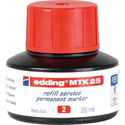 edding Nachfülltinte Marker MTK25 Flasche rot 25ml