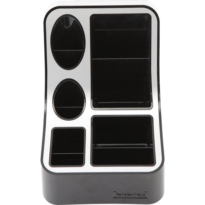 ALBA Teebox 20,5 x 13,5 x 12 cm (B x H x T) Aluminium, gebürstet/ABS Kunststoff