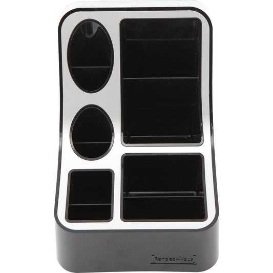 ALBA Teebox 20,5 x 13,5 x 12 cm (B x H x T) Aluminium, gebürstet/ABS Kunststoff