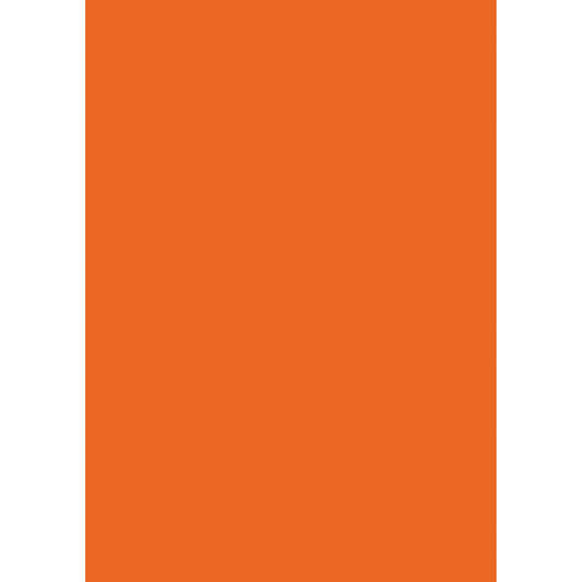 HEYDA Fotokarton 300g/m² 100 % Recyclingpapier orange 25 St./Pack.
