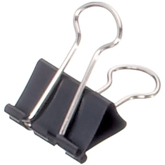 MAUL Foldbackklemmer mauly® 25mm 9mm Federstahl schwarz 12 St./Pack.