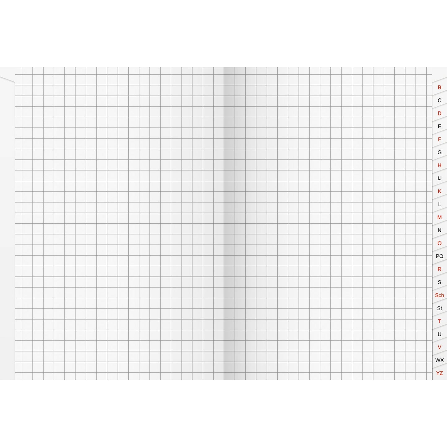 König & Ebhardt Registerbuch DIN A6 kariert 70g/m² 96 Bl.