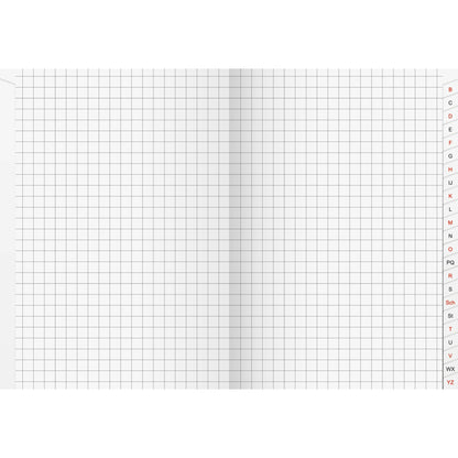 König & Ebhardt Registerbuch DIN A6 kariert 70g/m² 96 Bl.