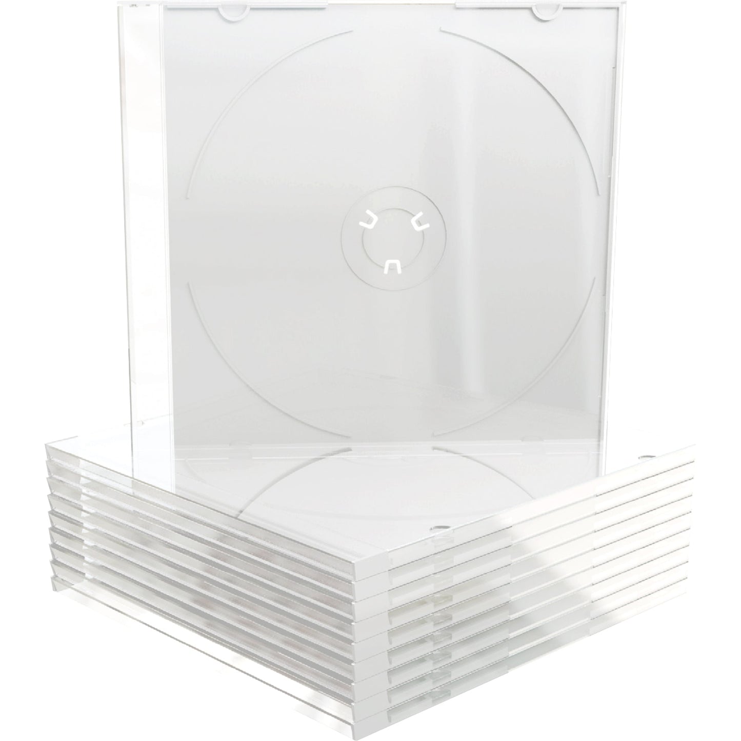 MediaRange CD/DVD Hülle 14 x 12,4 cm (B x H) Kunststoff transparent 10 St./Pack.