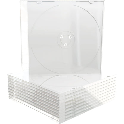 MediaRange CD/DVD Hülle 14 x 12,4 cm (B x H) Kunststoff transparent 10 St./Pack.