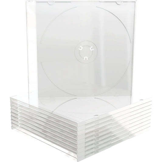 MediaRange CD/DVD Hülle 14 x 12,4 cm (B x H) Kunststoff transparent 10 St./Pack.