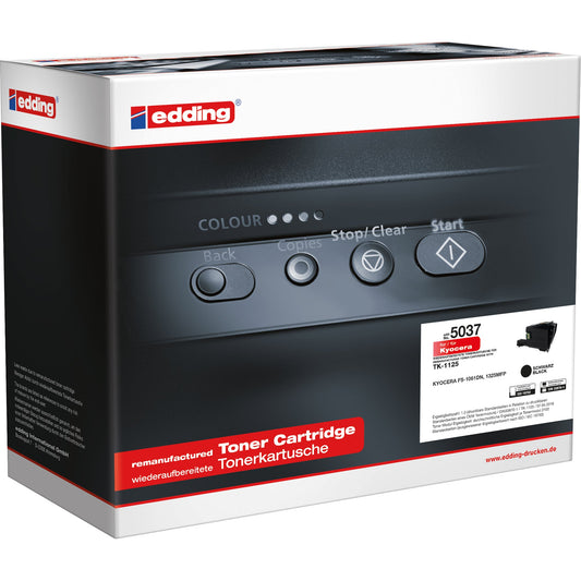 edding Toner kein Originalzubehör Kompatibel mit: KYOCERA TK-1125 EDD-5037 ca. 2.100 Seiten schwarz