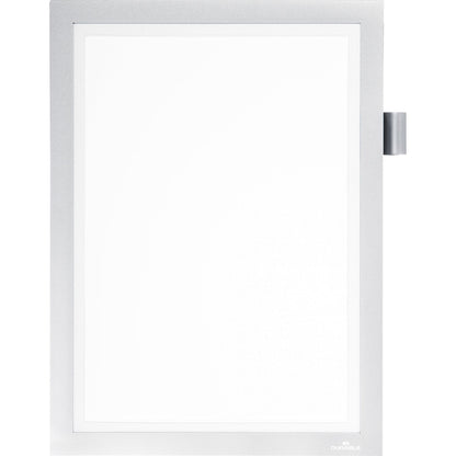 DURABLE Magnetrahmen MAGNETIC NOTE DIN A4 Polyethylen/Polypropylen/PVC silber metallic