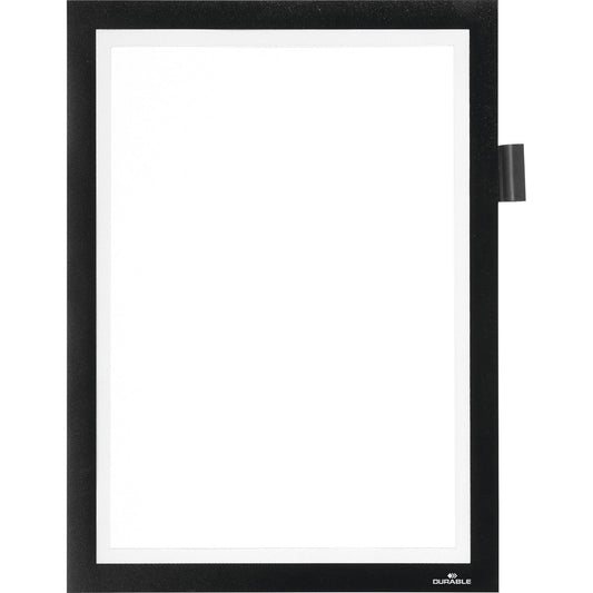 DURABLE Magnetrahmen MAGNETIC NOTE DIN A4 Polyethylen/Polypropylen/PVC schwarz