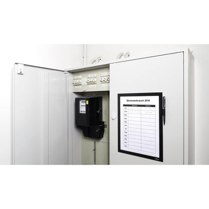 DURABLE Magnetrahmen MAGNETIC NOTE DIN A4 Polyethylen/Polypropylen/PVC schwarz
