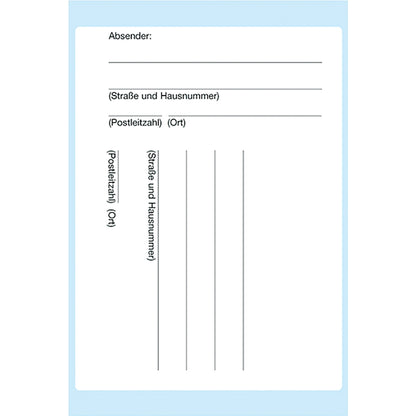 HERMA Adressaufkleberblock DIN C7 8 Bl.