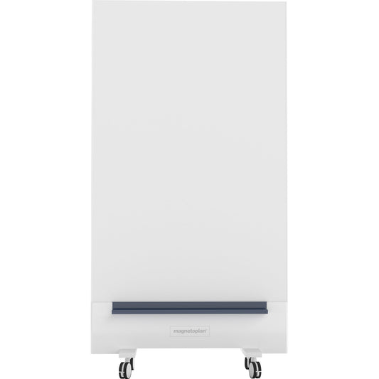 magnetoplan® Whiteboard Infinity Wall mobil Maße der Oberfläche: 98 x 153 cm (B x H) Tafel magnethaftend beidseitig beschreibbar Keramik emailliert weiß