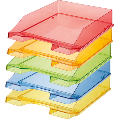 HAN Briefablage KLASSIK DIN A4, DIN C4 Polystyrol Farbe: gelb transparent