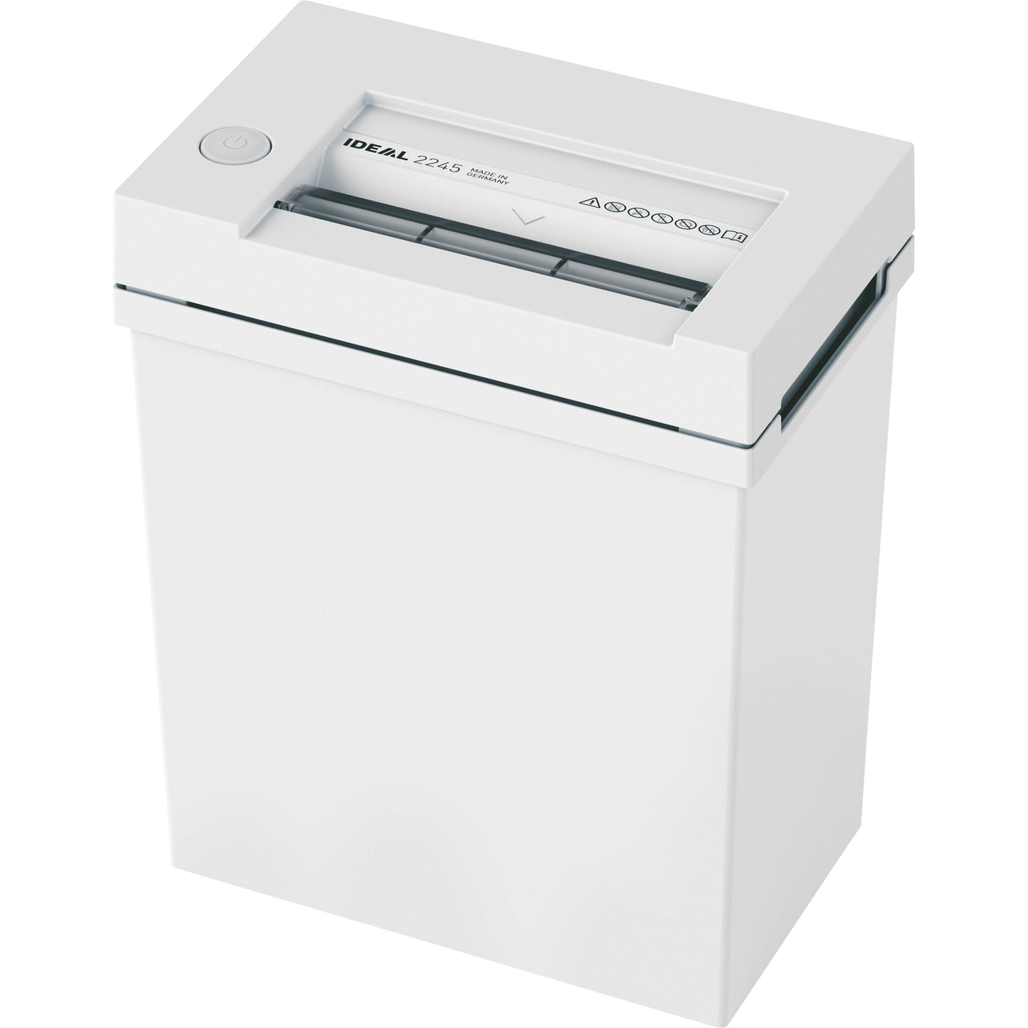 IDEAL Aktenvernichter 2245 CC P-5 Papier, Heftklammern, Büroklammern Partikelschnitt 5 Bl. cool grey