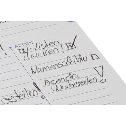 Soennecken Collegeblock Officebook date notes action DIN A4+ liniert 90g/m² Polypropylen schwarz 80 Bl.