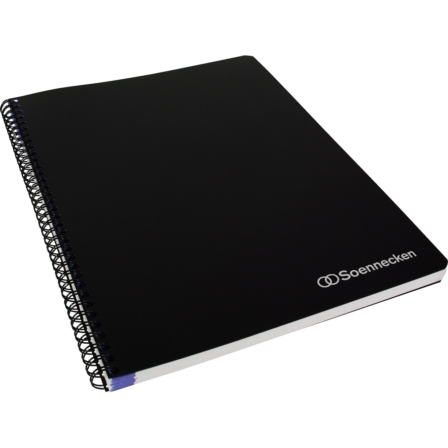 Soennecken Collegeblock Officebook date notes action DIN A4+ liniert 90g/m² Polypropylen schwarz 80 Bl.
