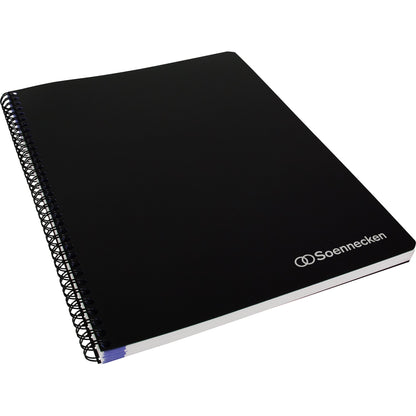 Soennecken Collegeblock Officebook date notes action DIN A4+ liniert 90g/m² Polypropylen schwarz 80 Bl.