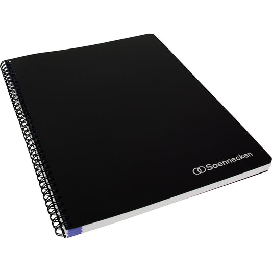 Soennecken Collegeblock Officebook date notes action DIN A4+ liniert 90g/m² Polypropylen schwarz 80 Bl.