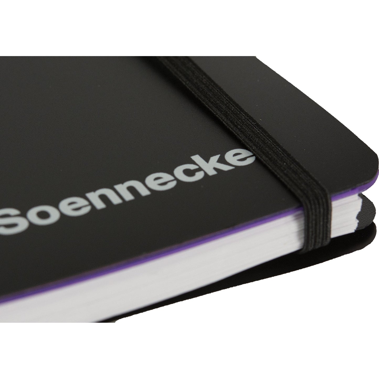 Soennecken Collegeblock Officebook DIN A4+ kariert 90g/m² Polypropylen schwarz 80 Bl.