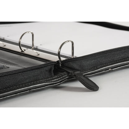 Soennecken Schreibmappe ESSEN 37 x 30 x 4,5 cm (B x H x T) Lederimitat schwarz