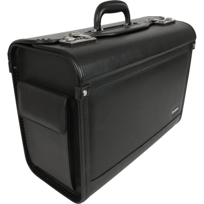 Soennecken Pilotenkoffer ROSTOCK 46 x 35 x 20,5 cm (B x H x T) Zahlenkombinationsschloss Lederimitat schwarz