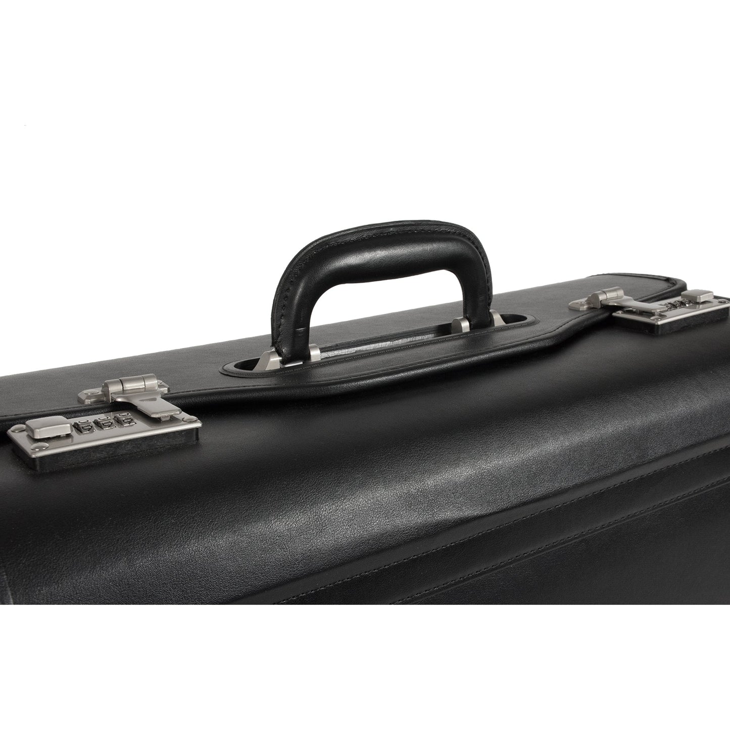 Soennecken Pilotenkoffer ROSTOCK 46 x 35 x 20,5 cm (B x H x T) Zahlenkombinationsschloss Lederimitat schwarz