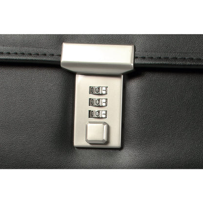 Soennecken Pilotenkoffer DRESDEN 46 x 38 x 22 cm (B x H x T) Zahlenkombinationsschloss Lederimitat schwarz