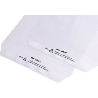 Versandtasche DIN C4 229 x 324 mm (B x H) mit Adhäsionsverschluss ohne Fenster 70µm transparent 100 St./Pack.