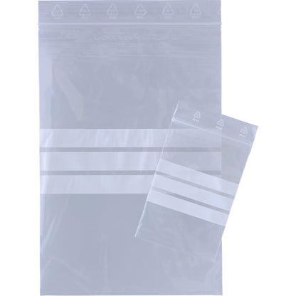 Druckverschlussbeutel 120 x 170 mm (B x H) 50µm Kunststoff transparent 100 St./Pack.