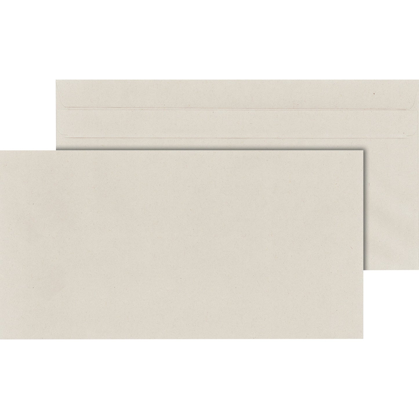 MAILmedia Briefumschlag Kompakt 235 x 125 mm (B x H) mit Selbstklebung ohne Fenster 75g/m² grau 1.000 St./Pack.