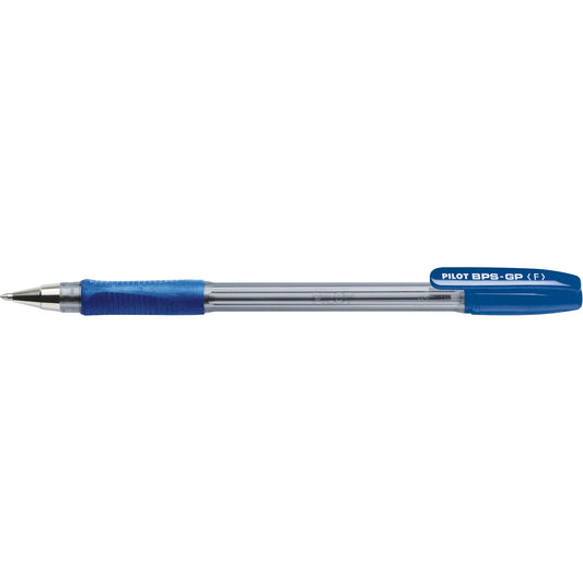 PILOT Kugelschreiber BPS-GP 0,3mm F blau Mine auswechselbar dokumentenecht Schaftfarbe: transparent