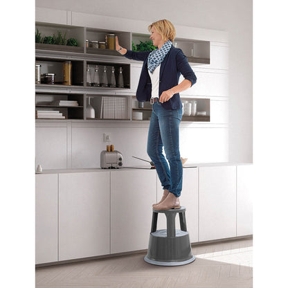WEDO® Rollhocker 29,5cm Metall grau