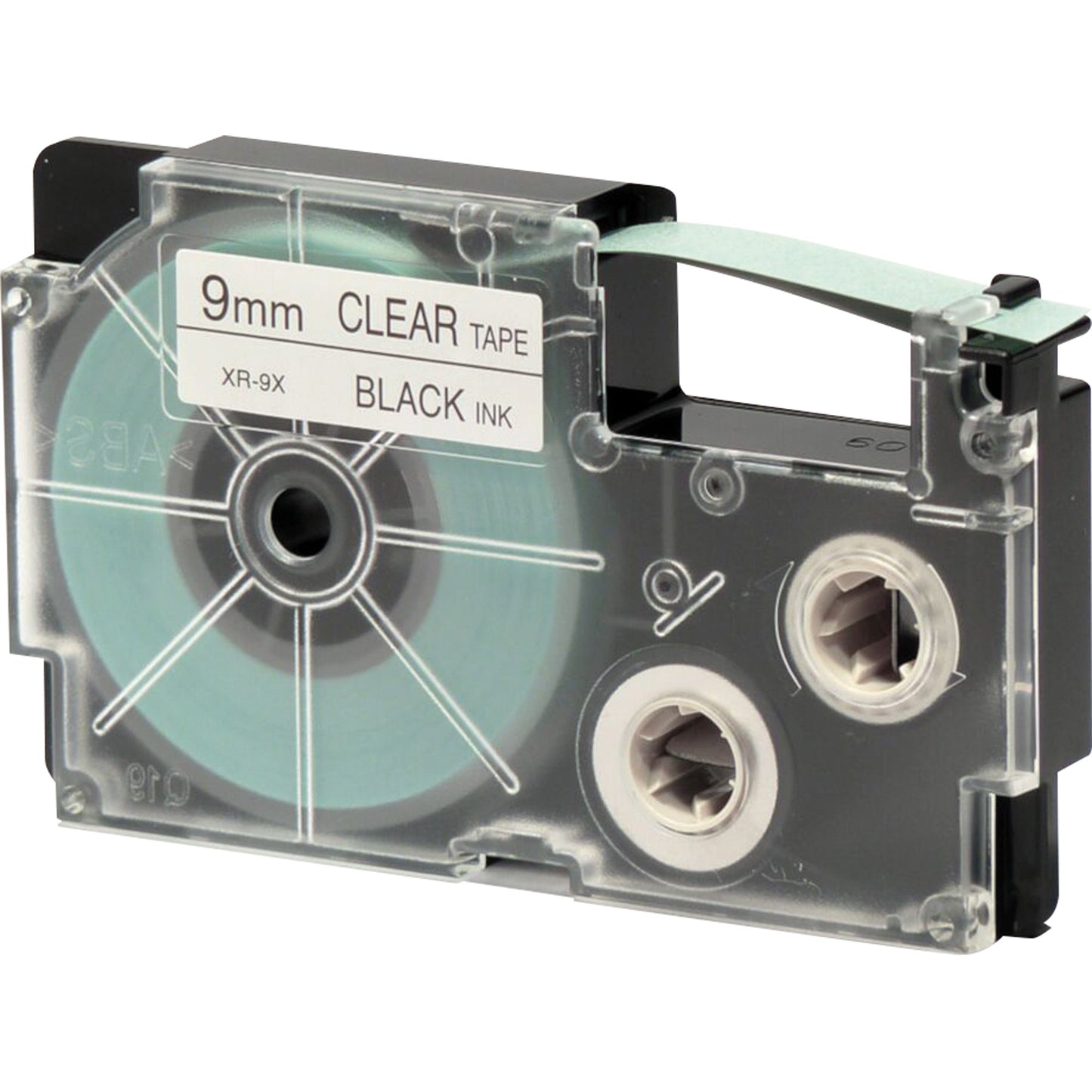 CASIO® Schriftbandkassette 9 mm x 8 m (B x L) transparent schwarz