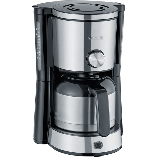 SEVERIN Kaffeemaschine TypeSwitch 30 x 23,5 x 33,8 cm (B x H x T) Filtersystem Thermoskanne 8 Tassen