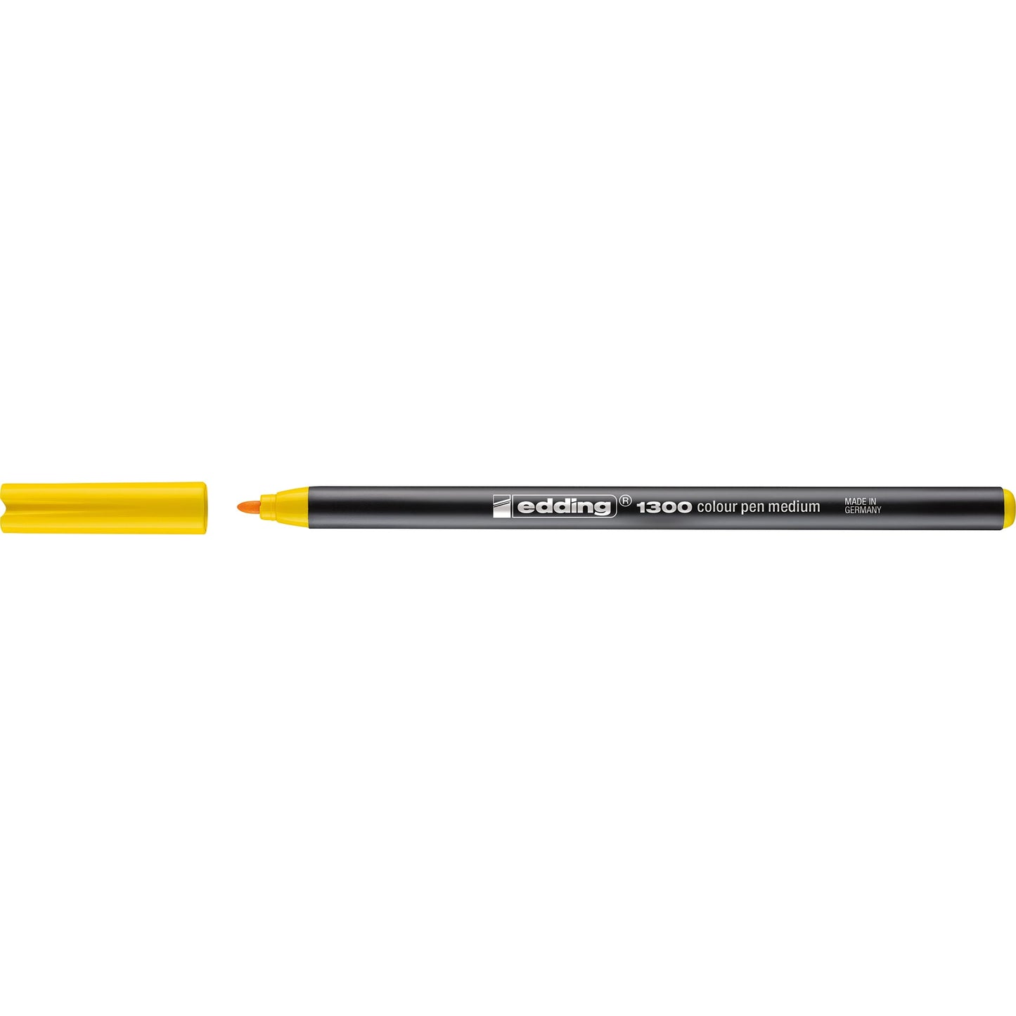 edding Fasermaler 1300 colourpen 2mm gelb nicht auswaschbar