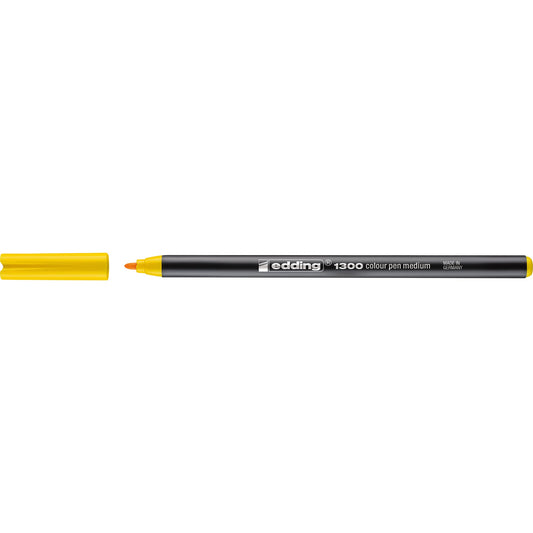 edding Fasermaler 1300 colourpen 2mm gelb nicht auswaschbar