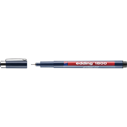 edding Fineliner 1800 profipen 0,35mm schwarz