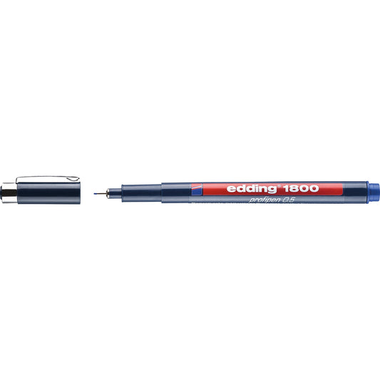 edding Fineliner 1800 profipen 0,5mm blau