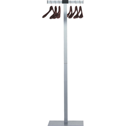 UNILUX Garderobenständer Spirit 50 x 175 cm (B x H) Stahl, epoxidbeschichtet metallgrau