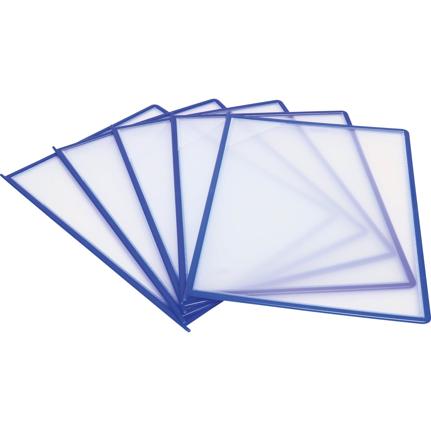 DJOIS Sichttafel Easy Load DIN A4 inkl. 5 Aufsteckreiter blau 10 St./Pack.
