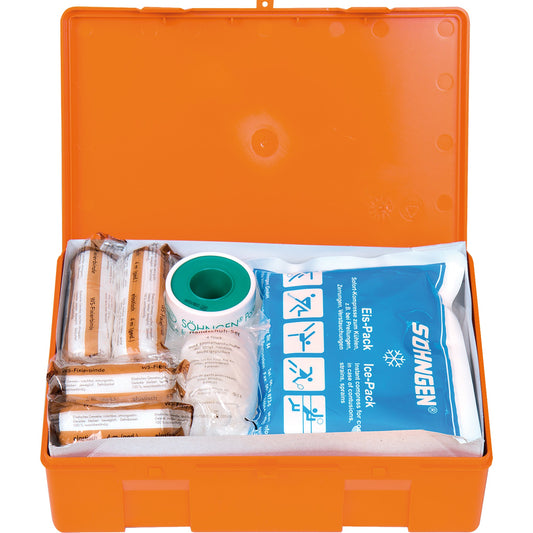 SÖHNGEN® Verbandkasten KIEL Kunststoff orange DIN 13157
