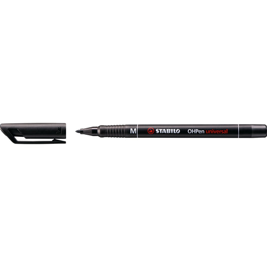 STABILO® Folienstift OHPen universal 1mm schwarz nicht dokumentenecht