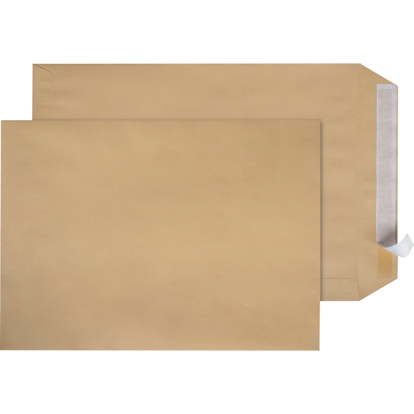 Soennecken Versandtasche DIN C4 229 x 324 mm (B x H) mit Haftklebung ohne Fenster 90g/m² natronbraun 250 St./Pack.