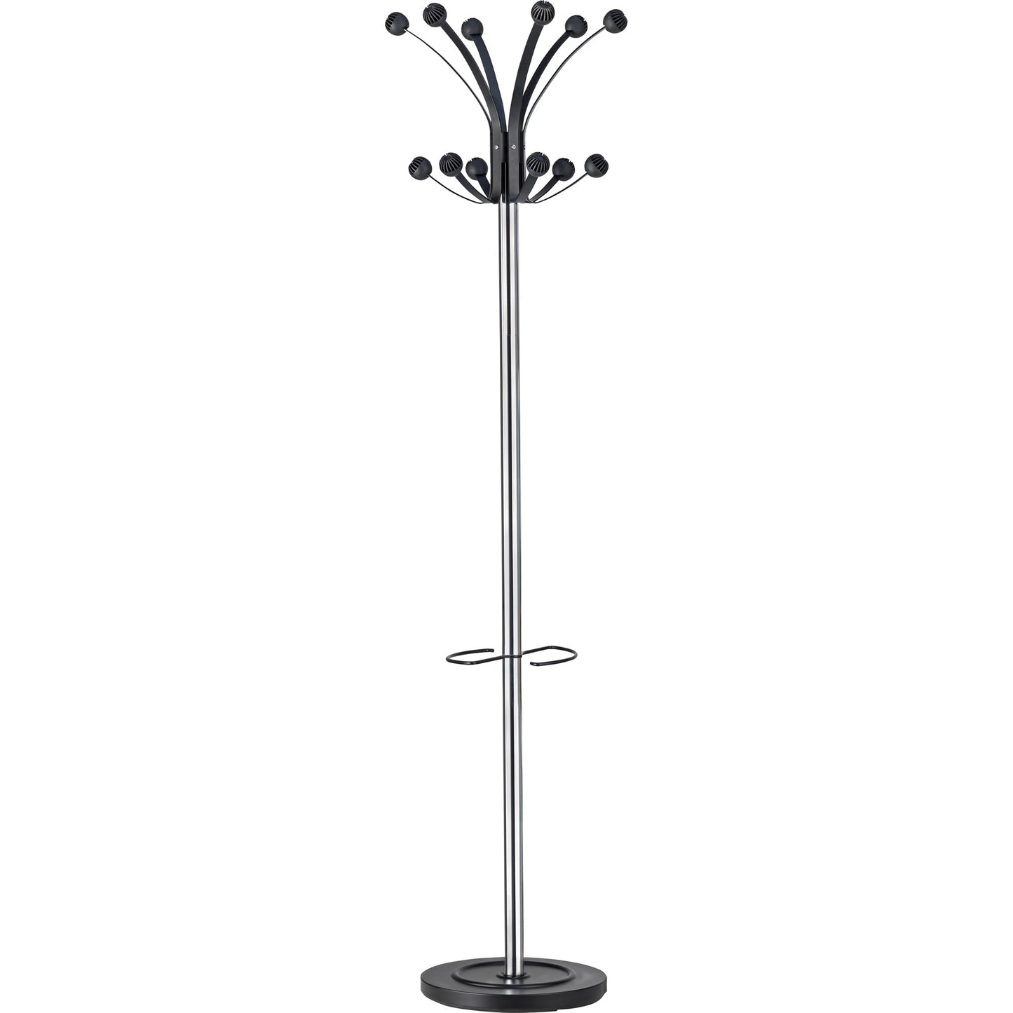 UNILUX Garderobenständer Hakea 34 x 176 cm (Ø x H) chrom/schwarz