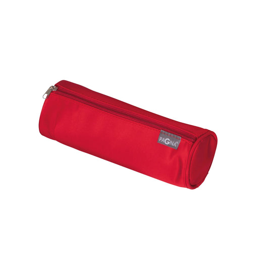 PAGNA Stifterolle Basic 7 x 22 cm (Ø x L) Reißverschluss 30 % Polyester Mikrofaser, 30 % Polyurethan, 30 % Polyester rot