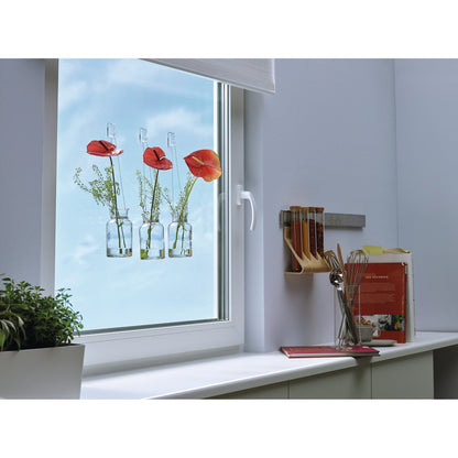 tesa® Haken Powerstrips® Glasflächen 27 x 45 mm (B x L) 1kg inkl. vier Klebestreifen transparent 2 St./Pack.
