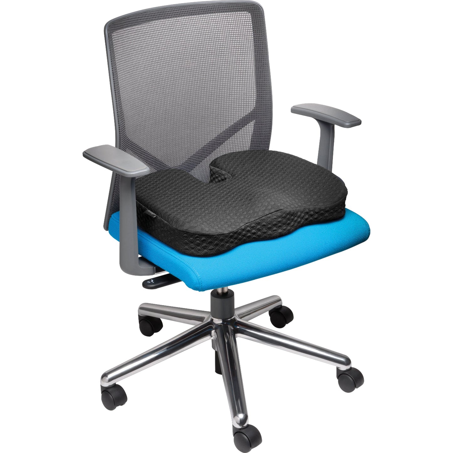 Kensington Sitzkissen Premium 46,5 x 7,5 x 36 cm (B x H x T) 65 % Nylon, 33 % Polyester, 2 % Elastan schwarz