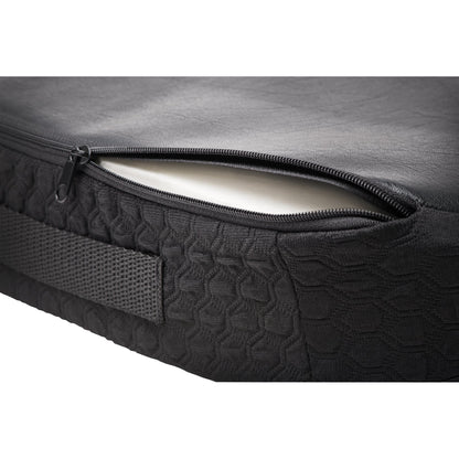 Kensington Sitzkissen Premium 46,5 x 7,5 x 36 cm (B x H x T) 65 % Nylon, 33 % Polyester, 2 % Elastan schwarz